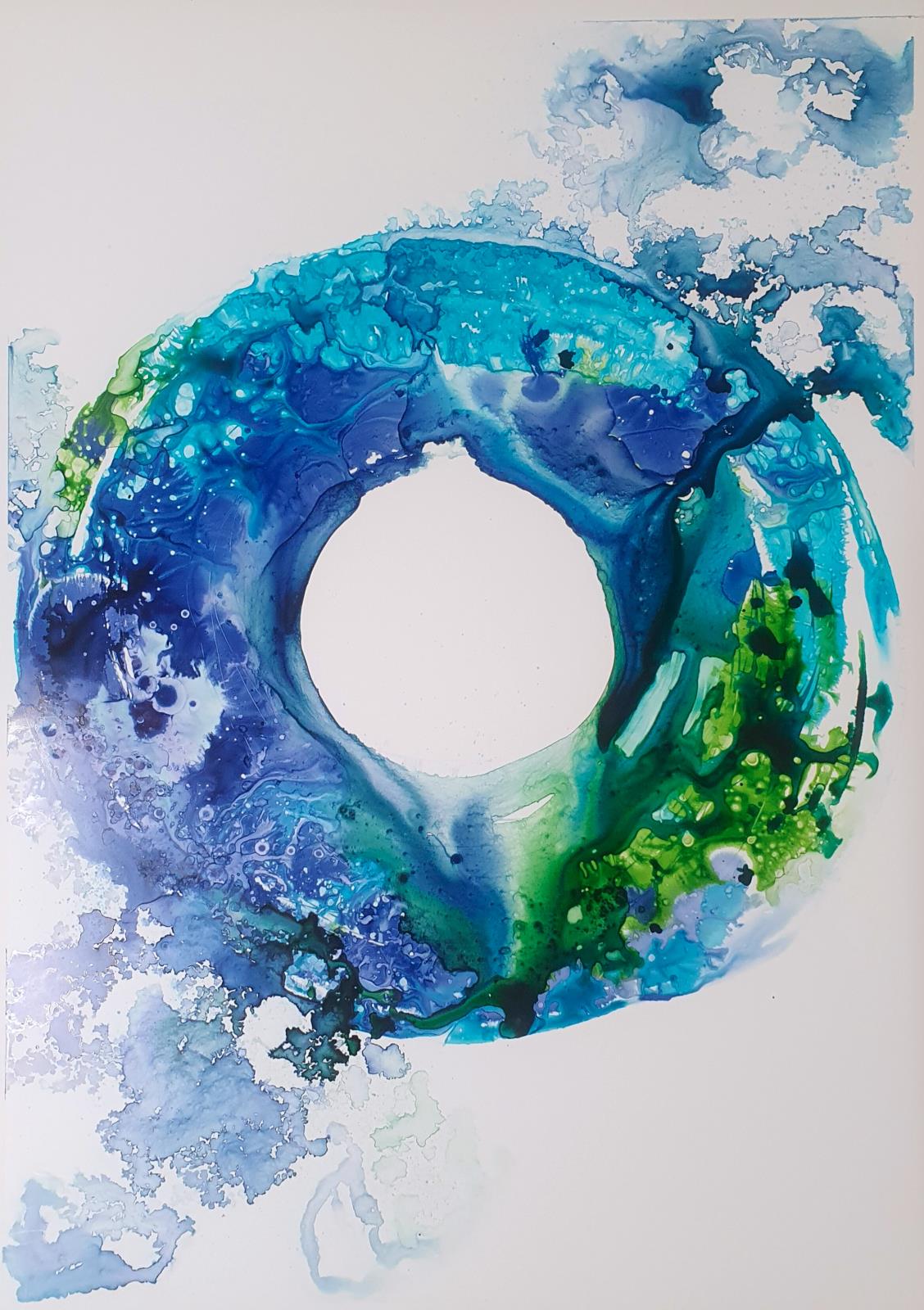 Universe Unraveling (Variation with Green)